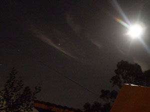 Luna, Marte, Castos y Pollux