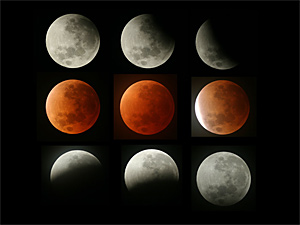 Eclipse Lunar Total :: Sur Astronmico