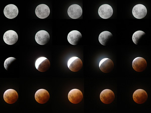 Eclipse Lunar Total :: Sur Astronmico