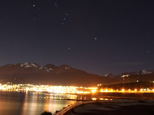 Orion sobre Ushuaia