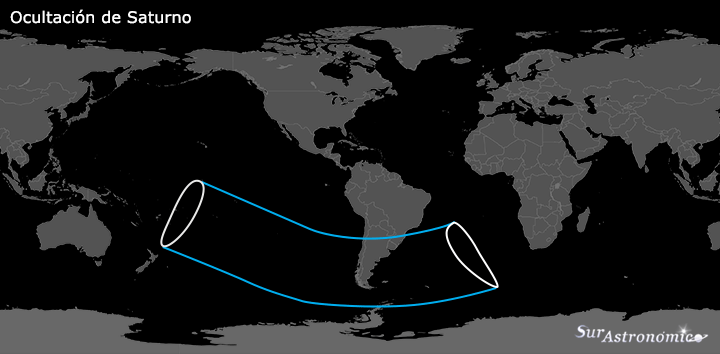 Ocultación de Saturno - JUlio 2014